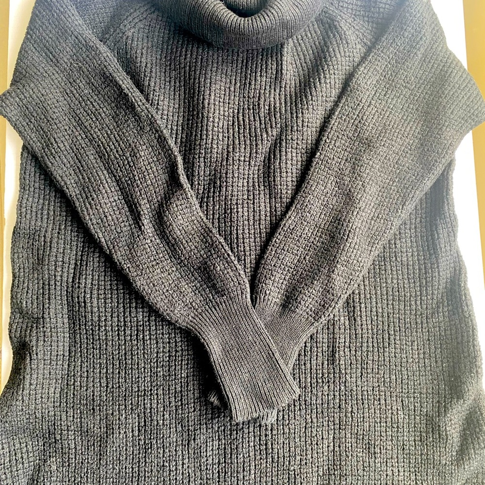 Babaton Turtleneck cable knit sweater